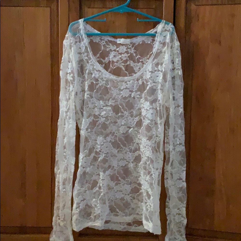 Lace Long Sleeve Top